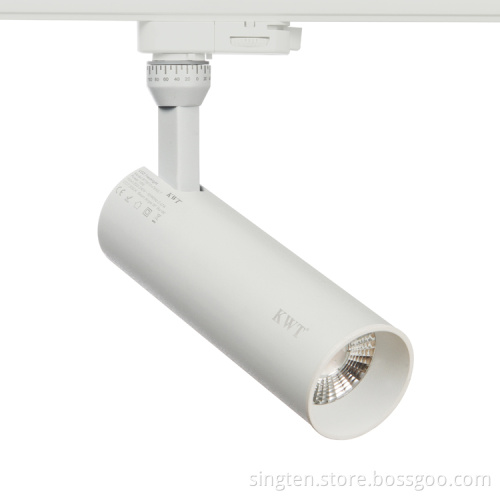 commercial led track lighting 3 wires 4 wires track lighting systerm
